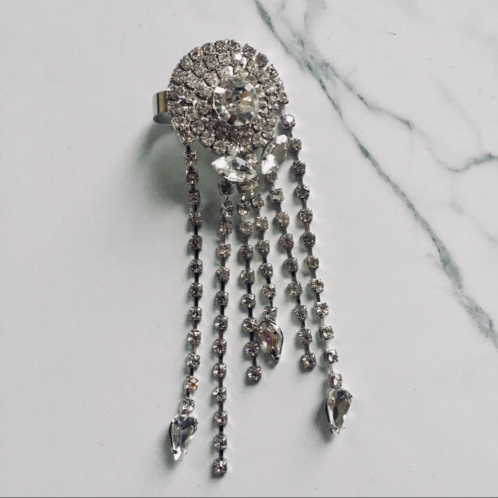 Rhinestone Ear Cuff